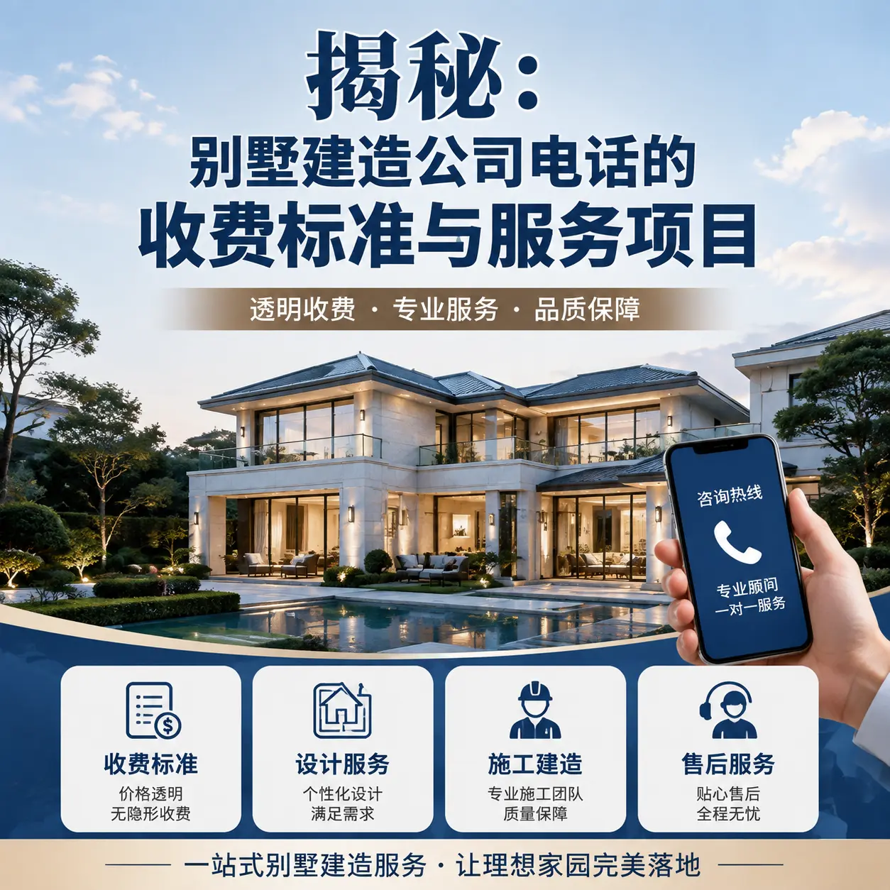 揭秘：黄平别墅建造公司电话的收费标准与服务项目