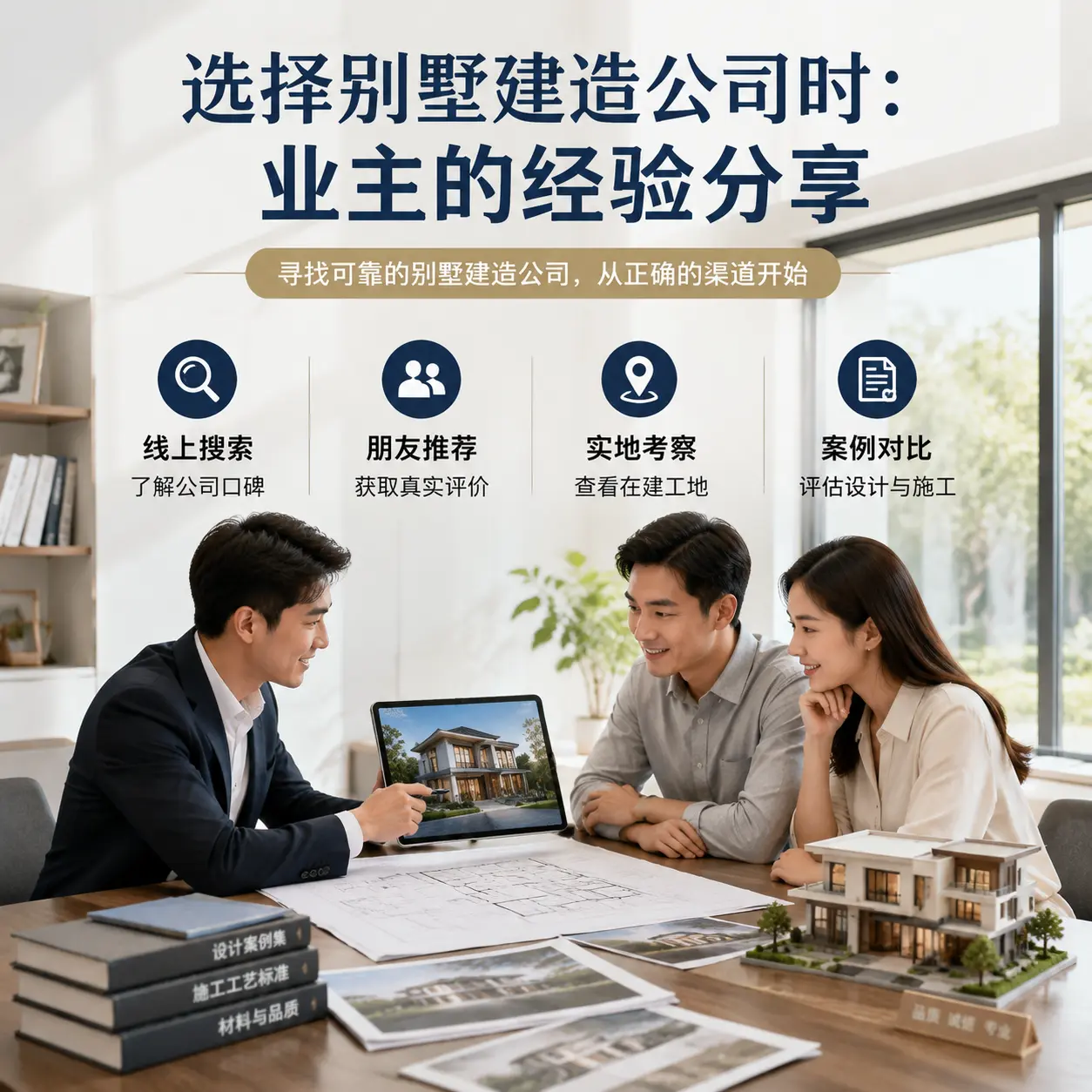 选择别墅建造公司时： 黄平 业主的经验分享