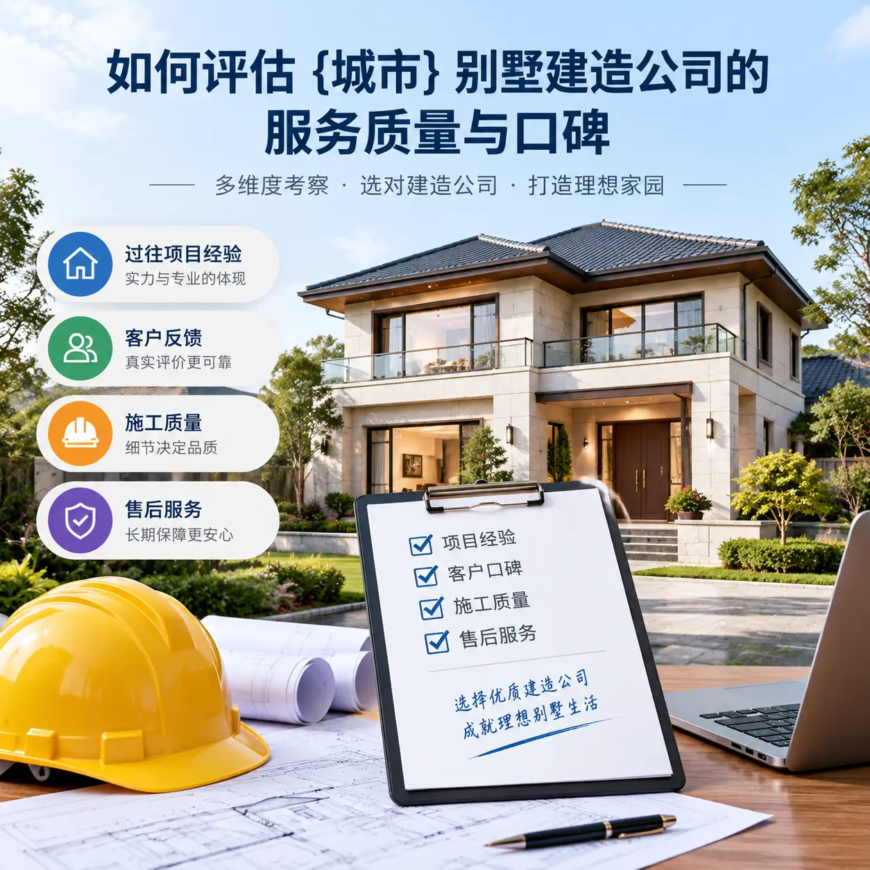 如何评估 黄平 别墅建造公司的服务质量与口碑