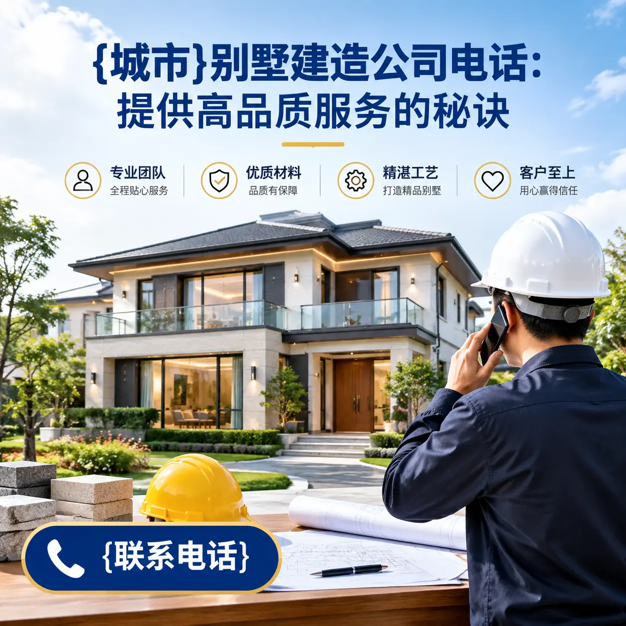 黄平别墅建造公司电话：提供高品质服务的秘诀