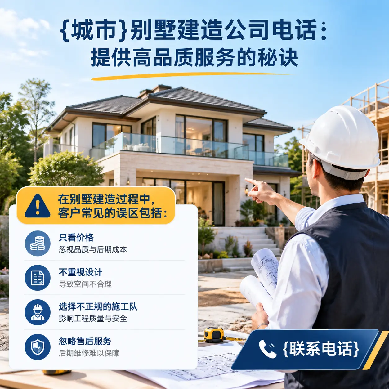 黄平别墅建造公司电话：提供高品质服务的秘诀