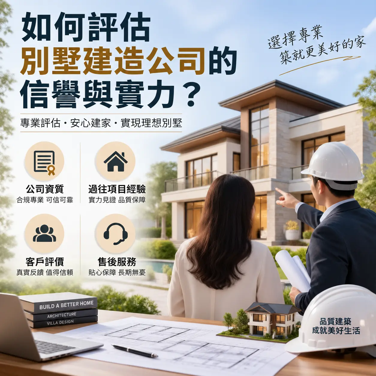 如何评估 黄平 别墅建造公司的信誉与实力？
