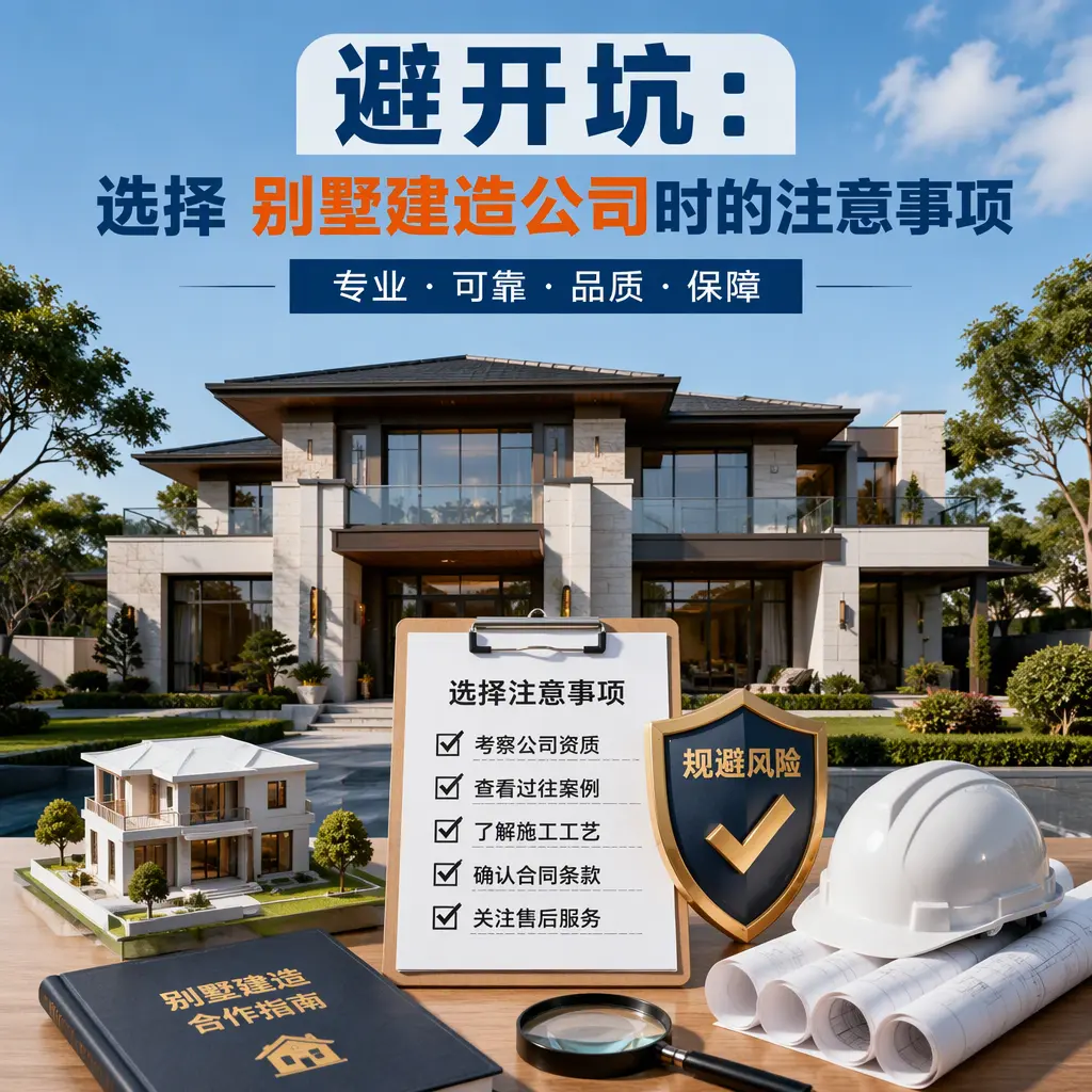 避开坑:选择 黄平 别墅建造公司时的注意事项