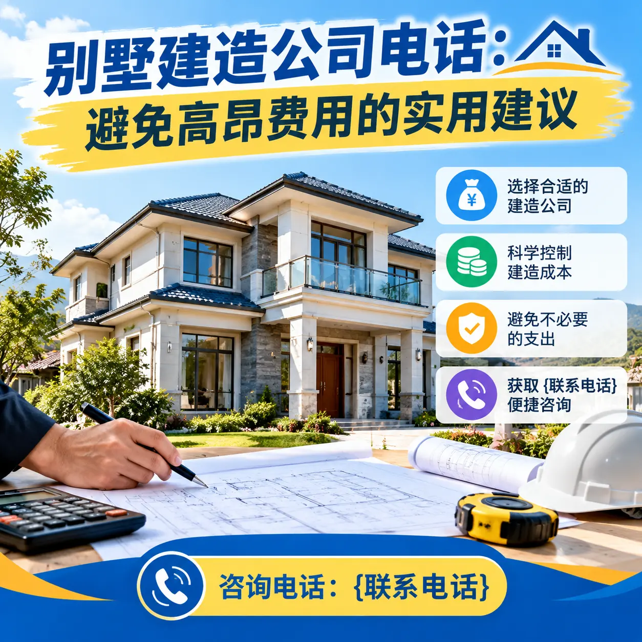黄平别墅建造公司电话:避免高昂费用的实用建议