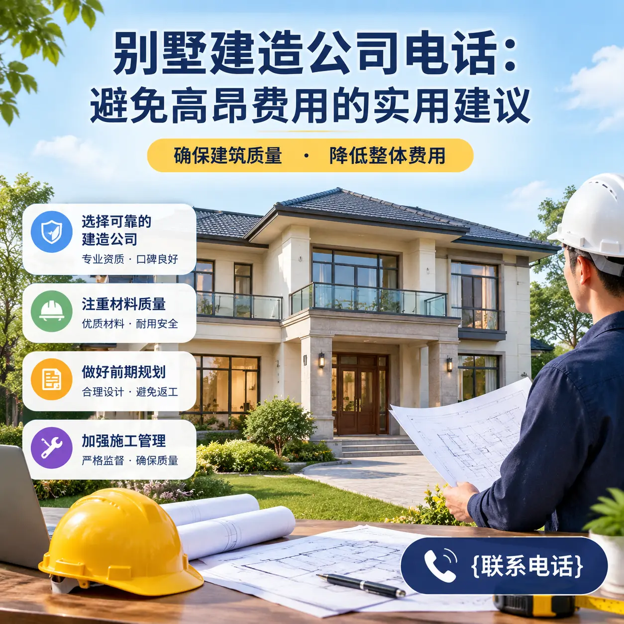 黄平别墅建造公司电话:避免高昂费用的实用建议