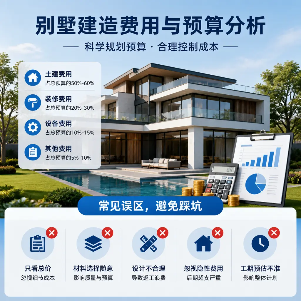 别墅建造公司推荐： 黄平 建造别墅的费用与预算分析