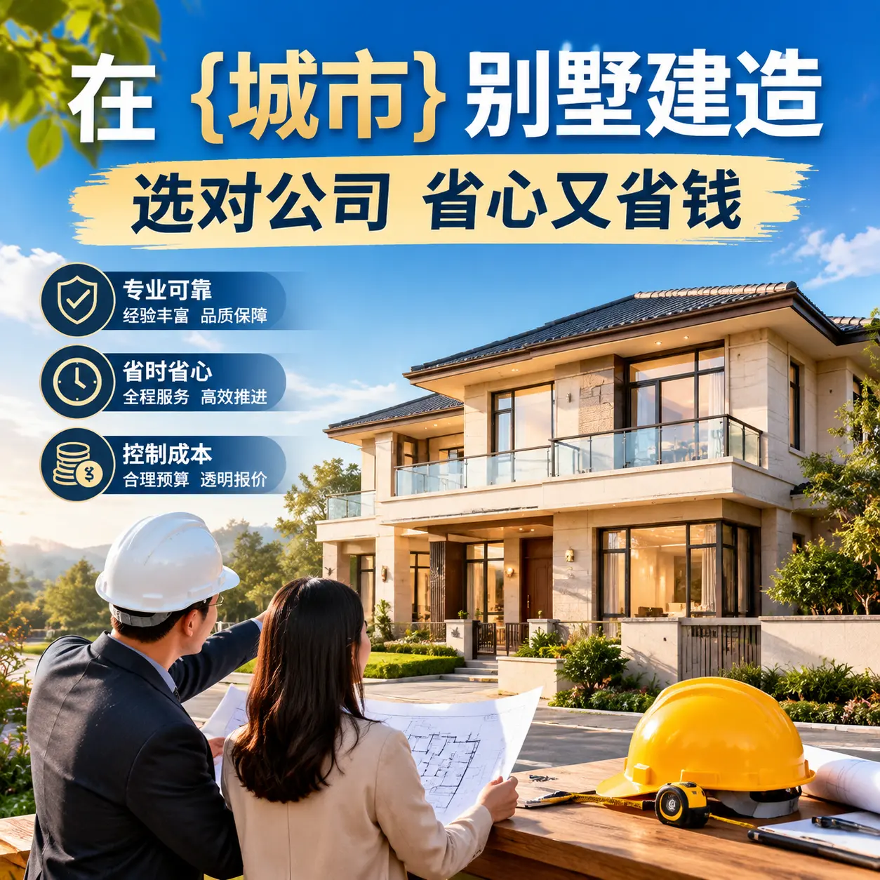 在 黄平 别墅建造,选对公司省心又省钱