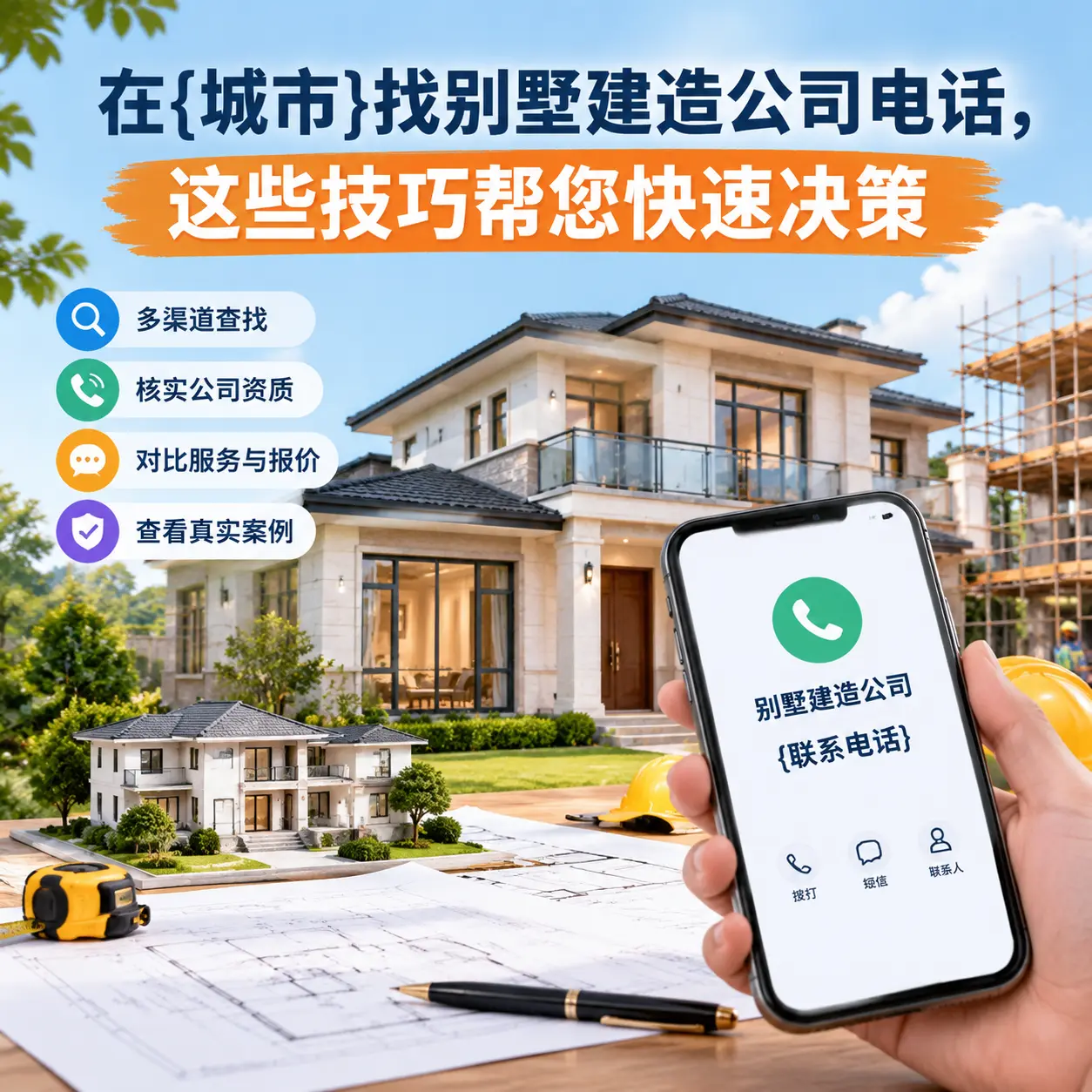 在黄平找别墅建造公司电话，这些技巧帮您快速决策
