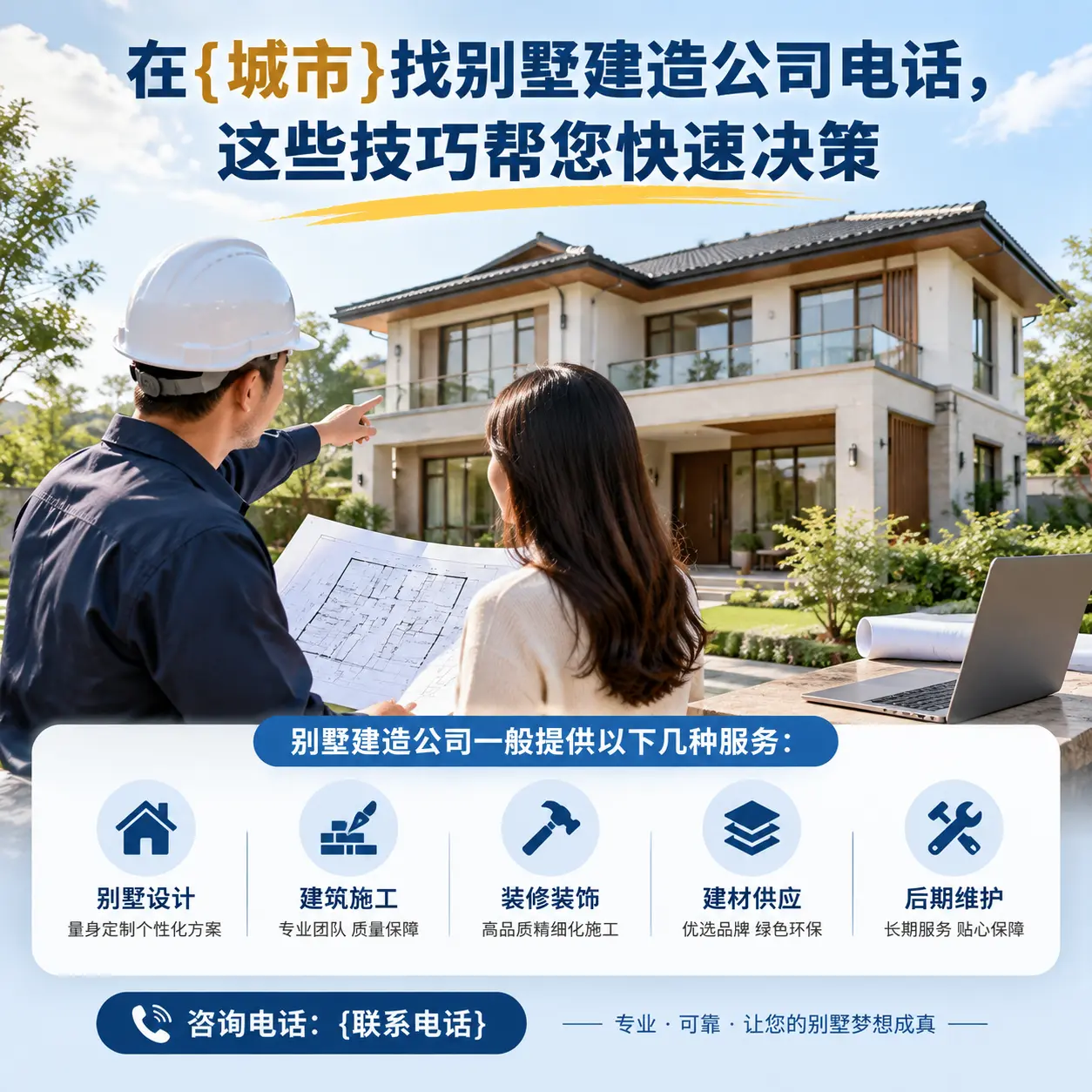 在黄平找别墅建造公司电话，这些技巧帮您快速决策