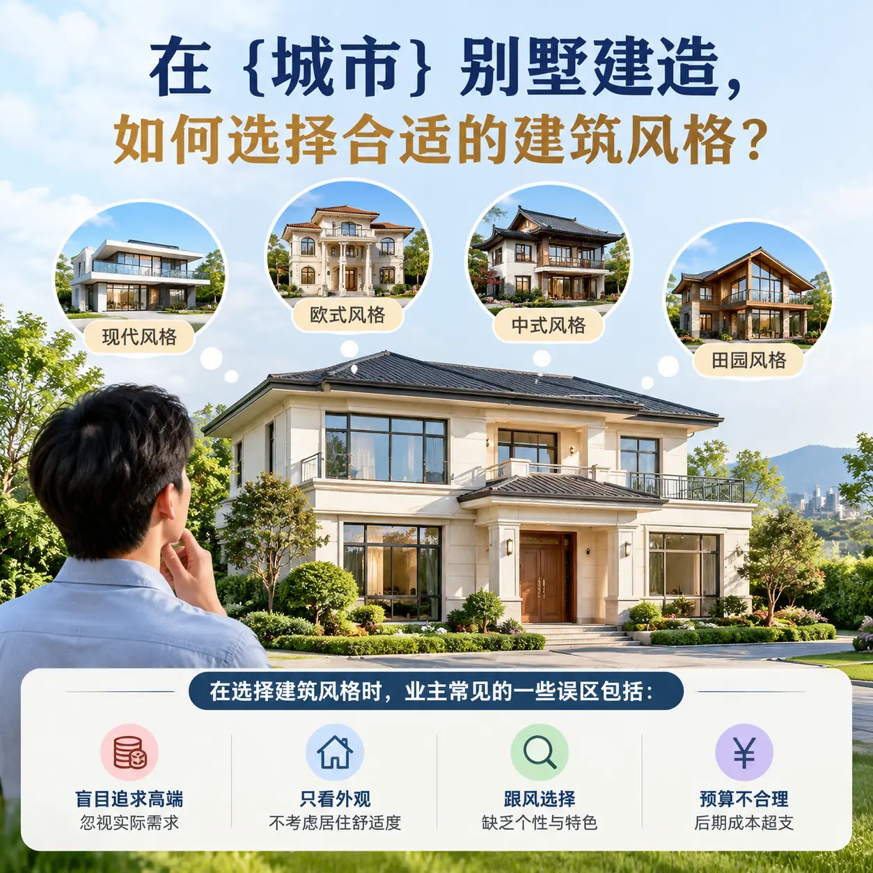 在 黄平 别墅建造，如何选择合适的建筑风格？