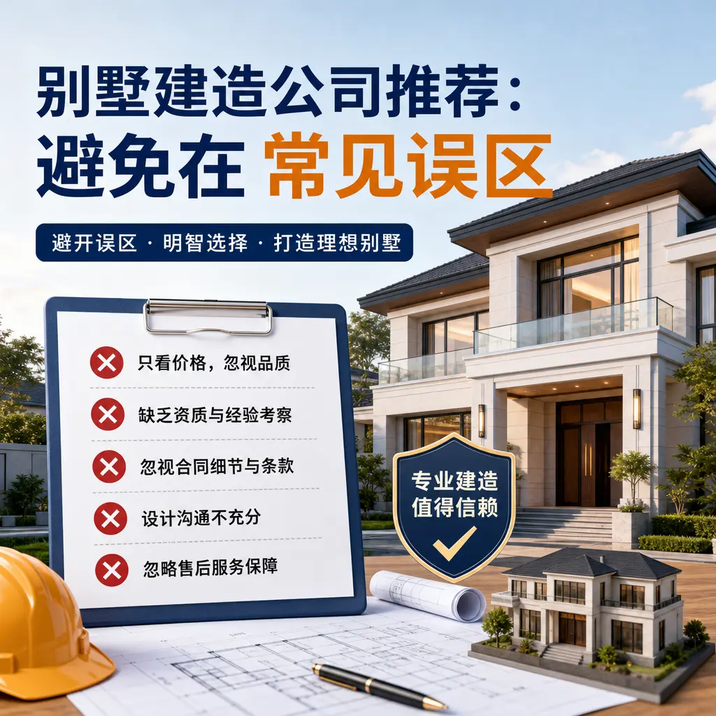 别墅建造公司推荐:避免在 黄平 的常见误区